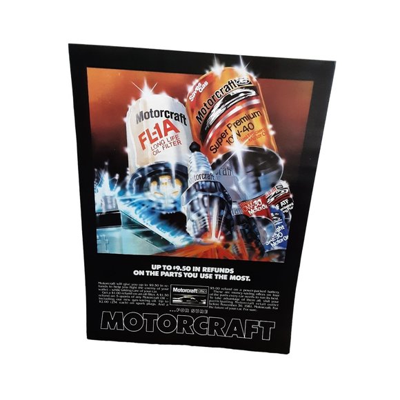 1981 Ford Motorcraft Original Print Ad Vintage - Picture 1 of 1